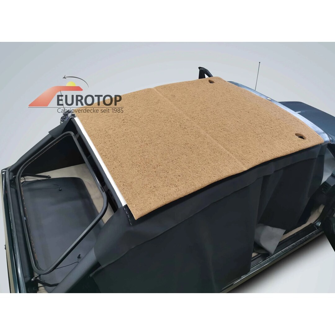 Manta de enchimento incl. capa de enchimento para VW Golf Mk1 Cabriolet ano 79-93