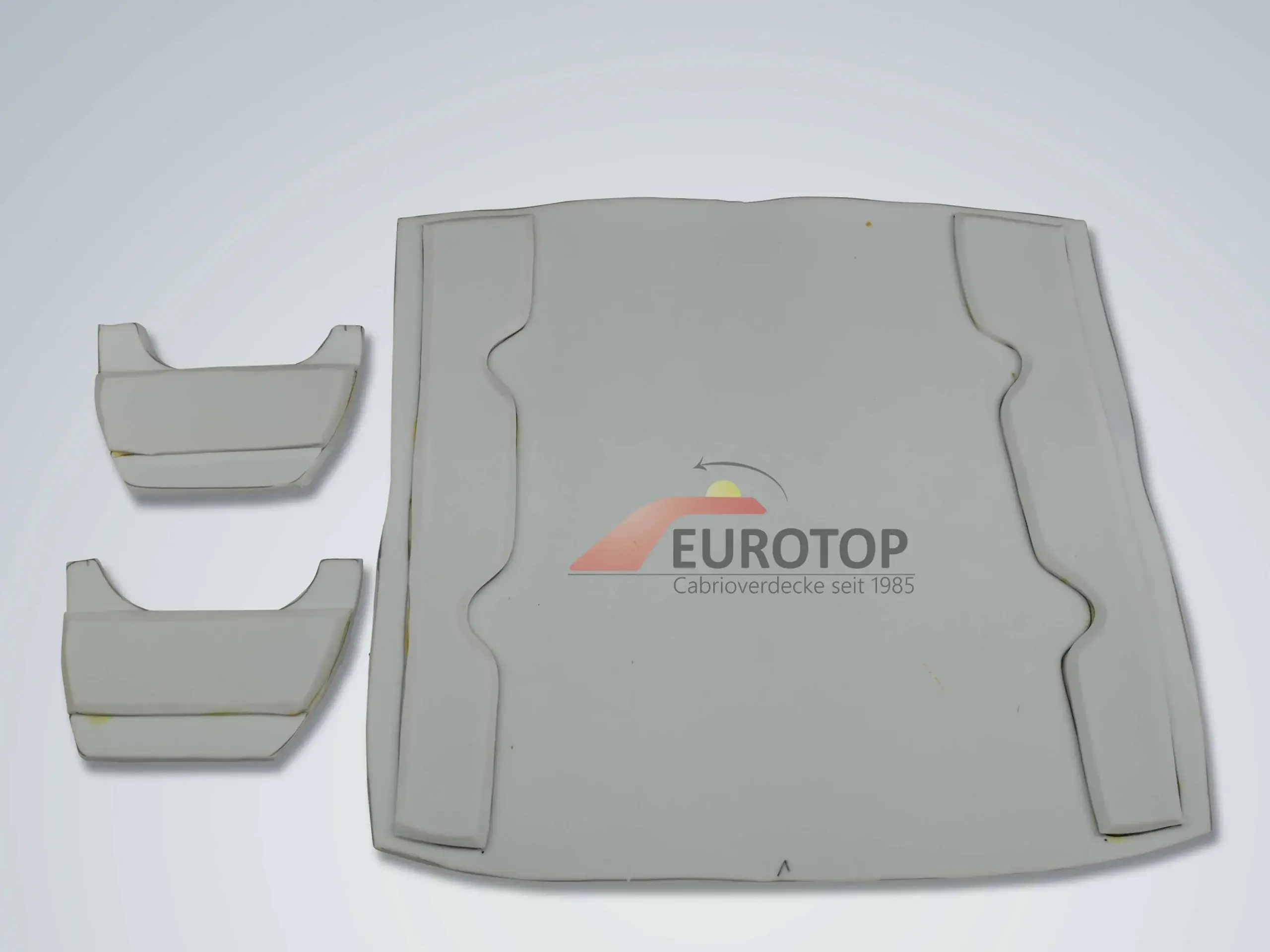Manta de enchimento sem capa de enchimento para VW Beetle 1500, 1302, 1303 Cabriolet ano 63-79 - Vista 2