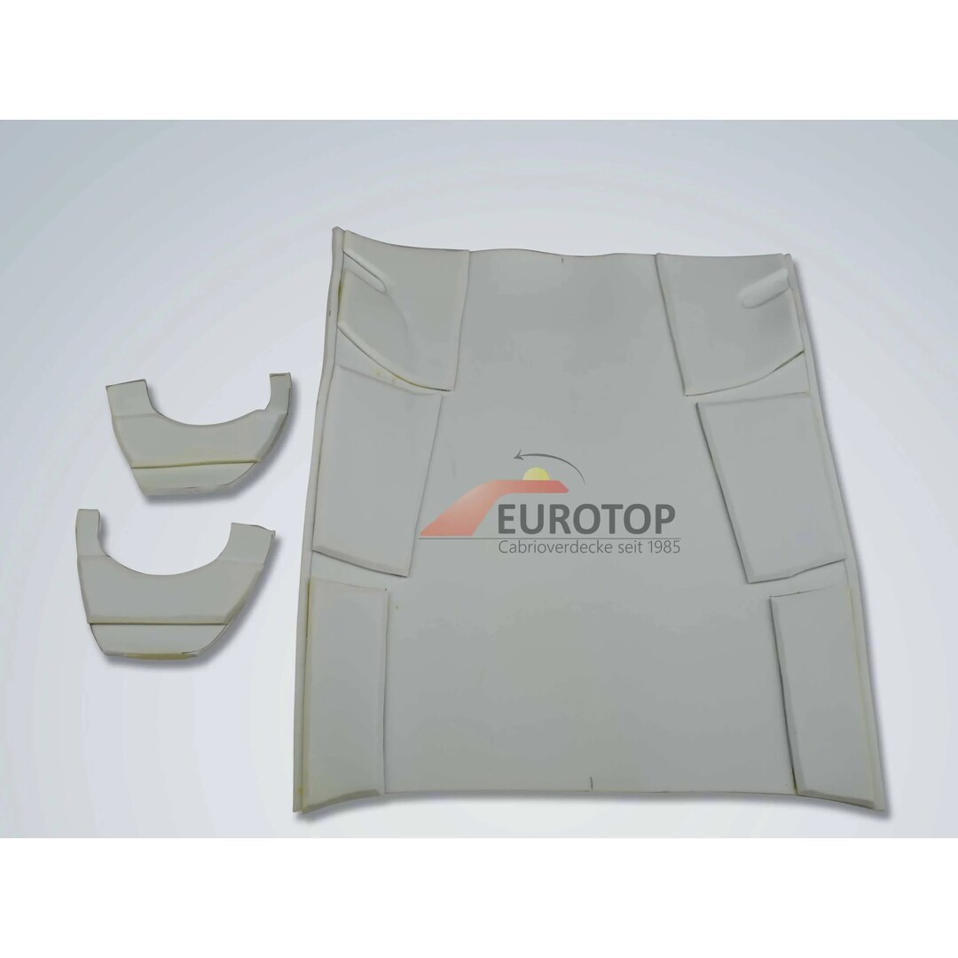 Manta de enchimento sem capa de enchimento para VW Beetle 1500, 1302, 1303 Cabriolet ano 63-79