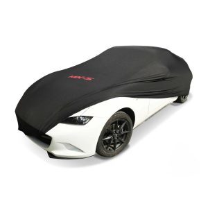 Mazda MX5 RF - ano 17-20 | Capa para automóvel interior preta com emblema Bertone