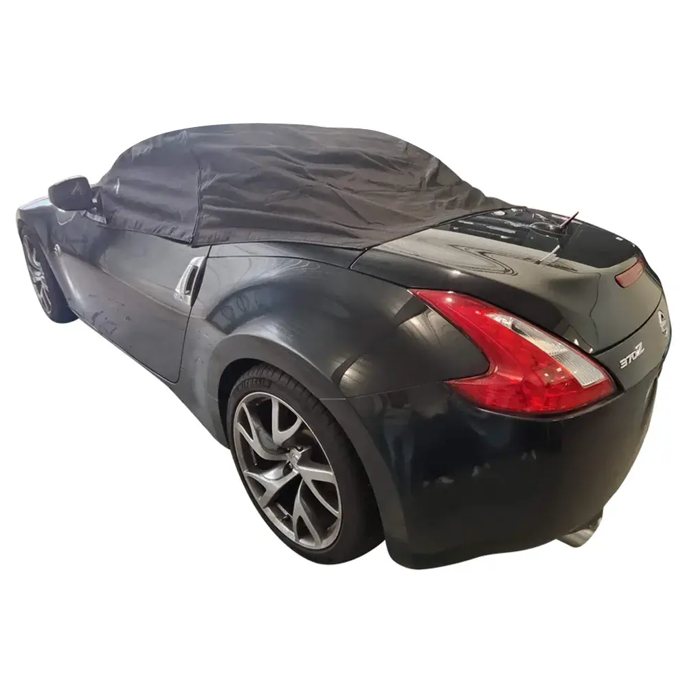Nissan 370Z, ano 10-13 | Meia Capa para Automóvel Outdoor preta - Vista 2