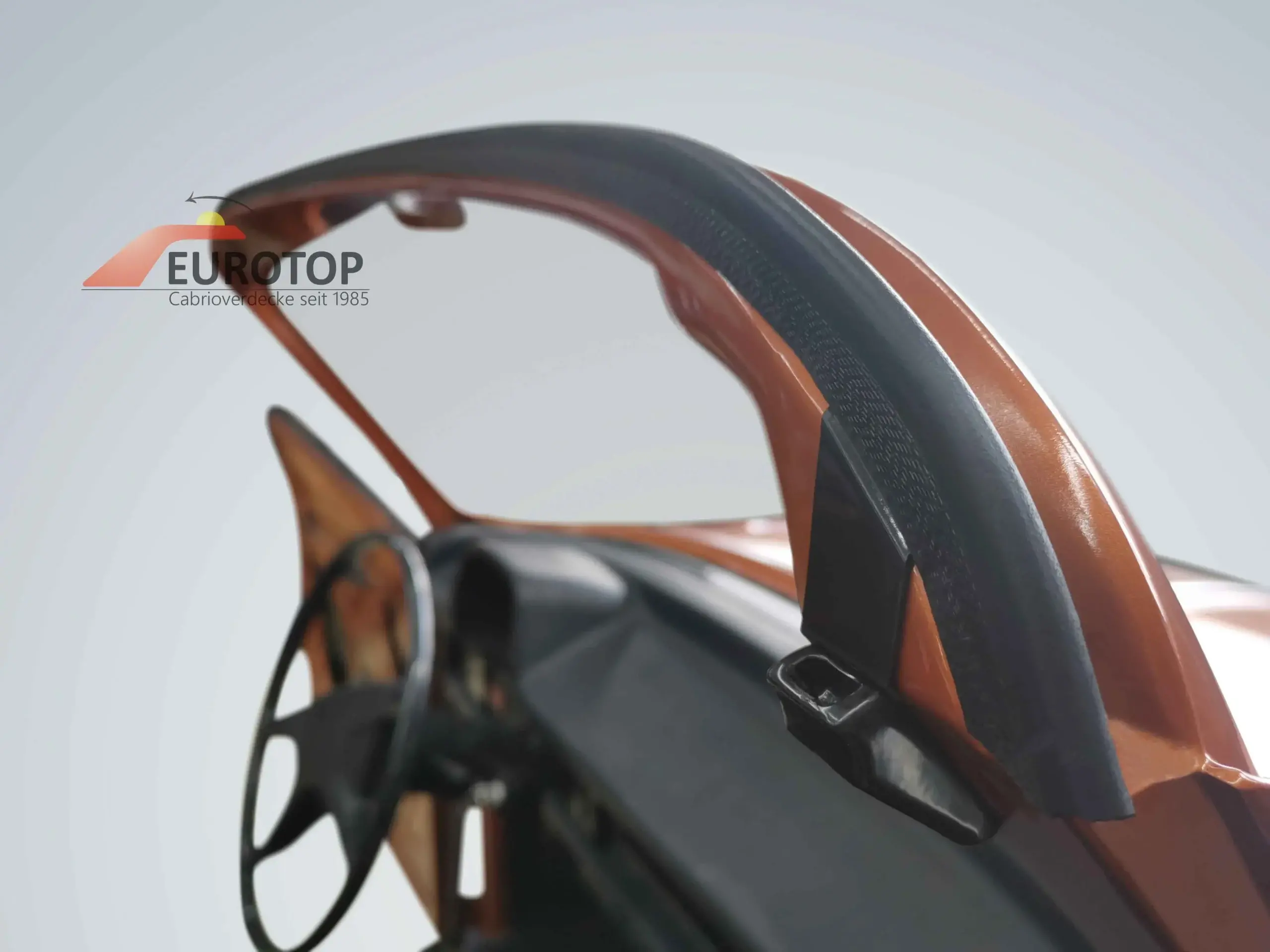 Vedação do arco frontal para VW Beetle 1500, 1302, 1303 Cabriolet ano 64-79 - Vista 3