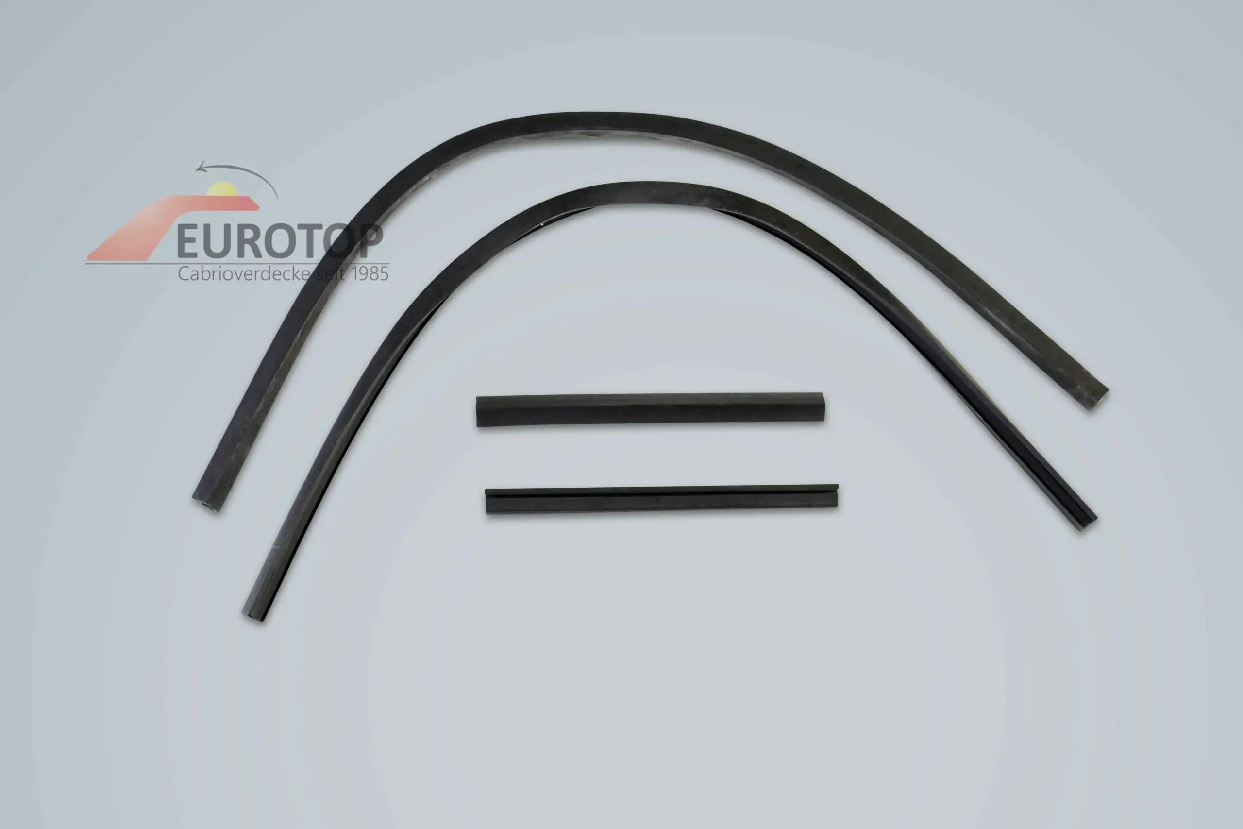 Vedações de borracha da estrutura da capota para VW Beetle 1500, 1302, 1303 Cabriolet ano 64-79 - Vista 1