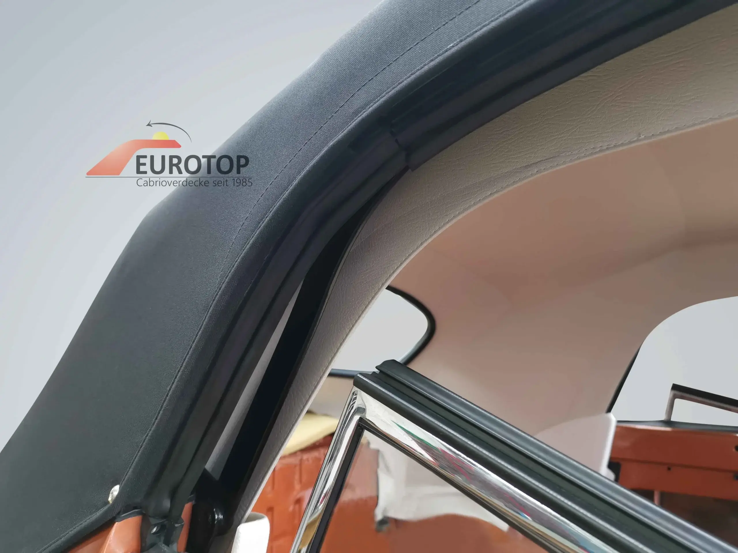Vedações de borracha da estrutura da capota para VW Beetle 1500, 1302, 1303 Cabriolet ano 64-79 - Vista 4