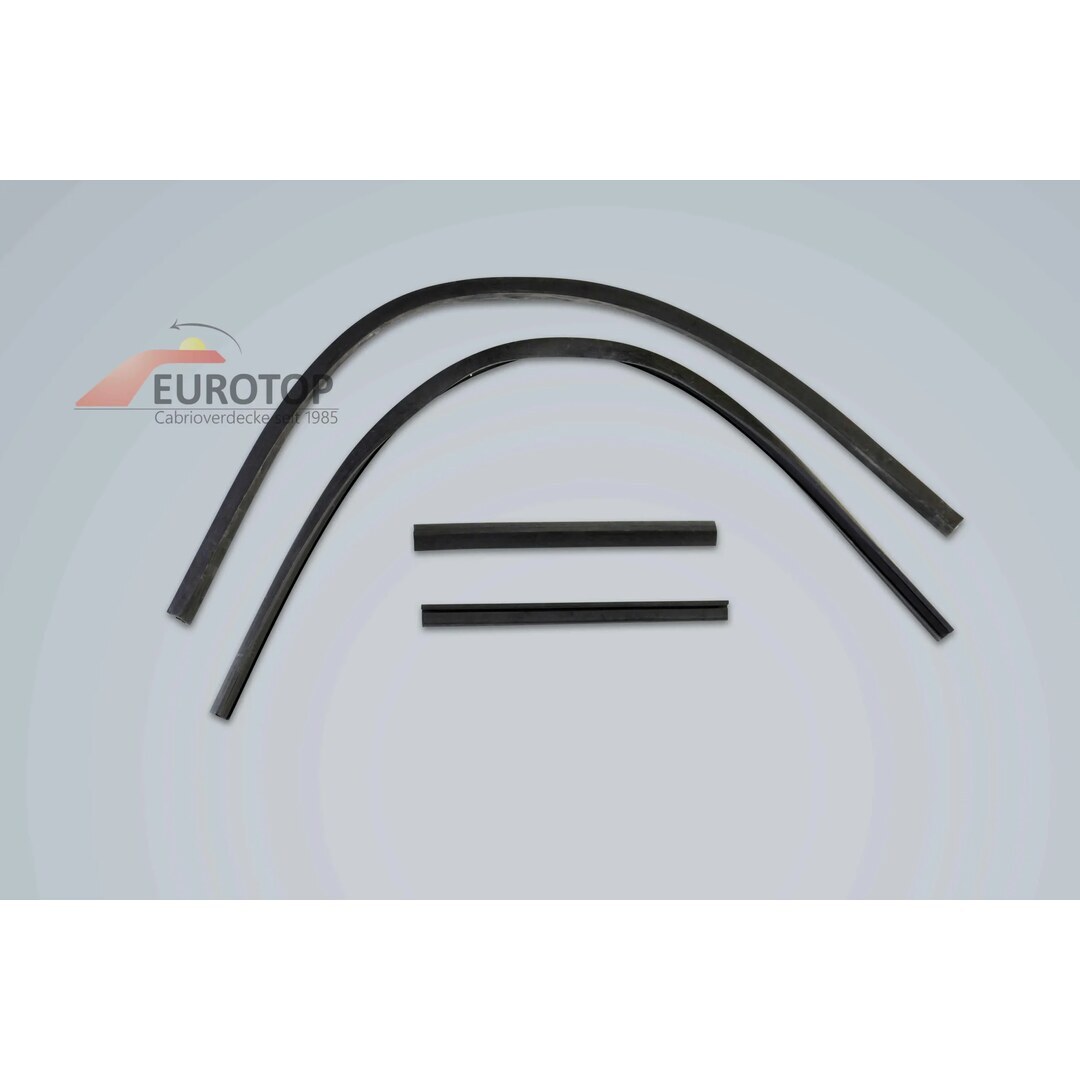 Vedações de borracha da estrutura da capota para VW Beetle 1500, 1302, 1303 Cabriolet ano 64-79