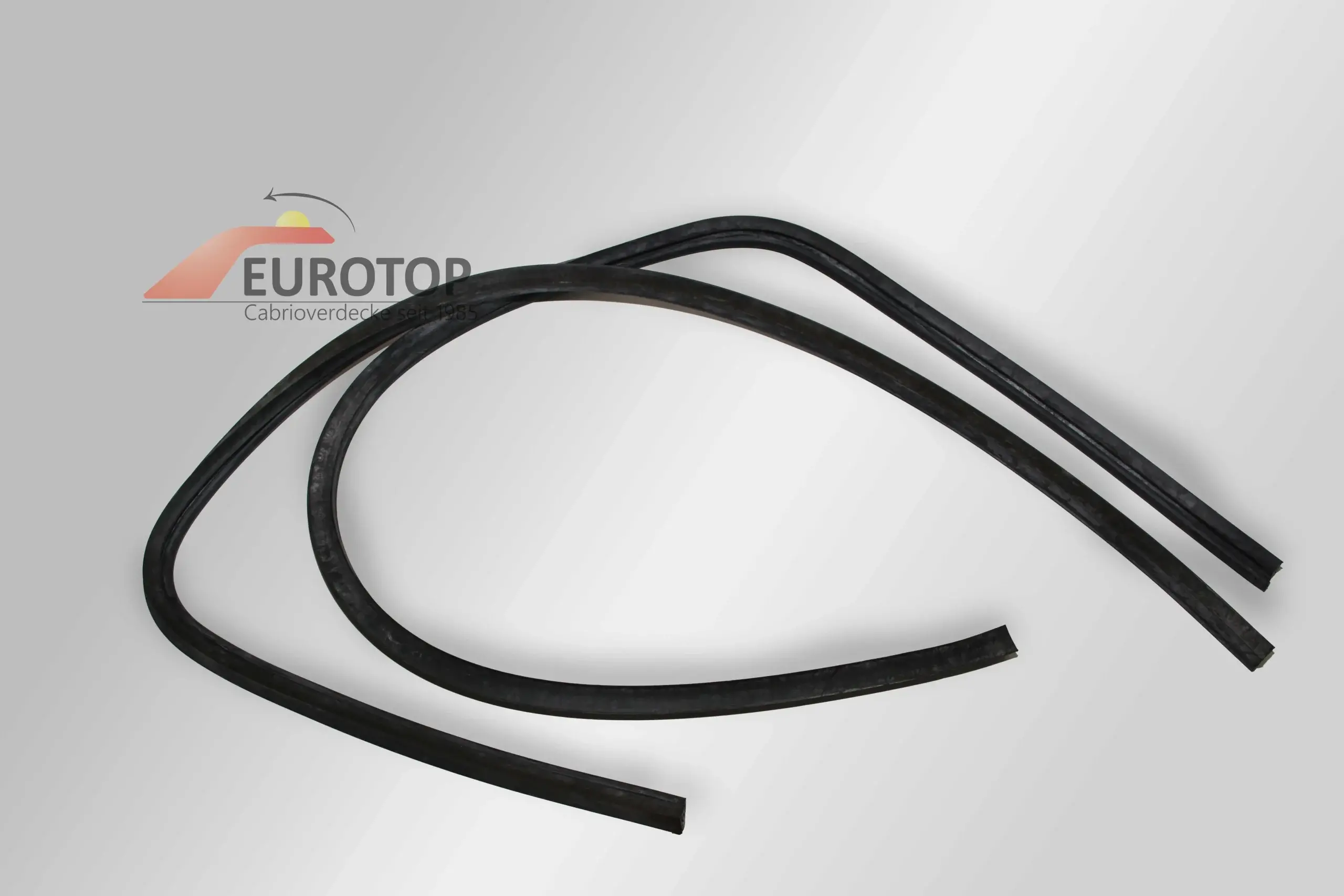 Vedantes de borracha da armação da capota para Karmann Ghia Cabriolet ano 58-74 - Vista 1