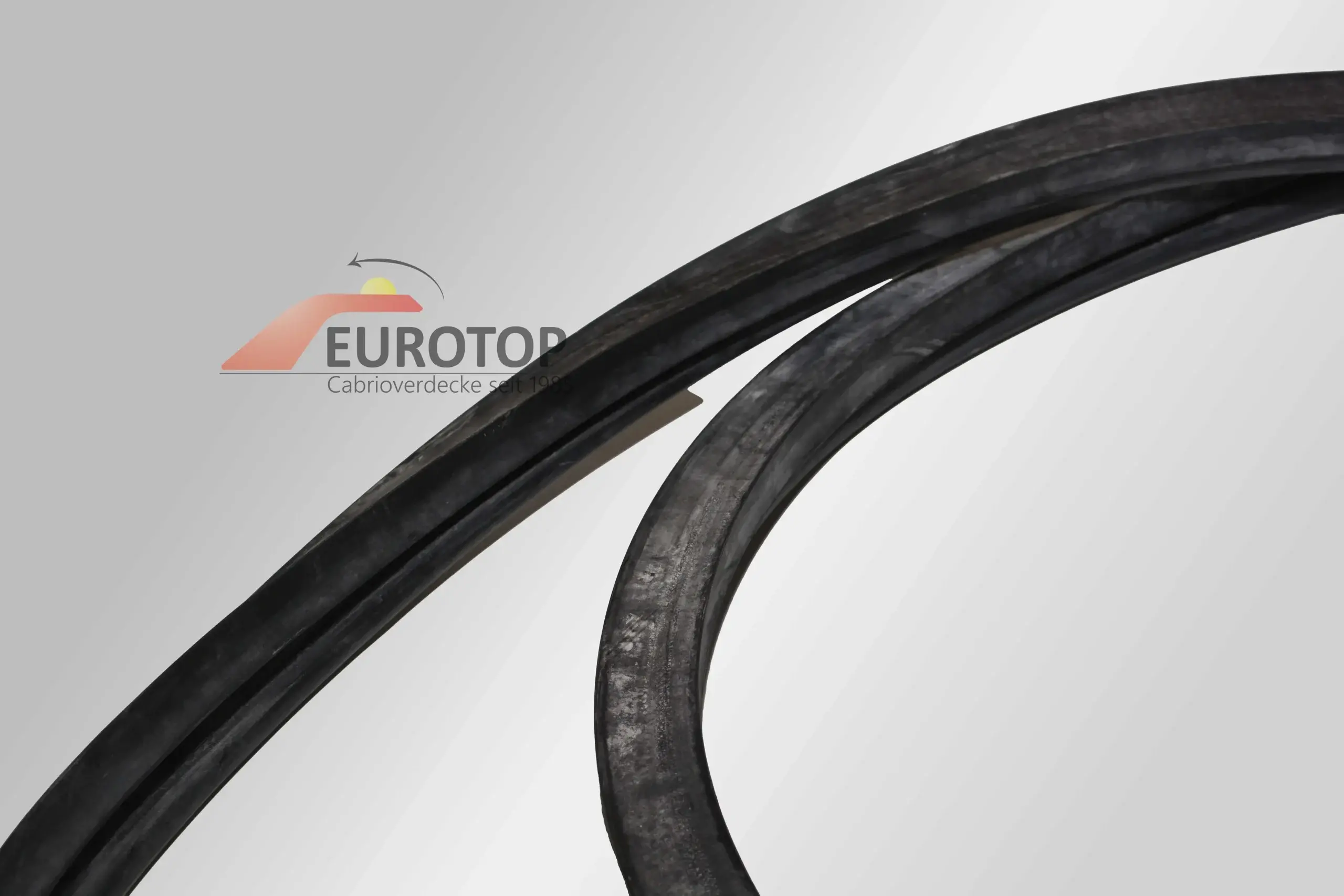 Vedantes de borracha da armação da capota para Karmann Ghia Cabriolet ano 58-74 - Vista 2