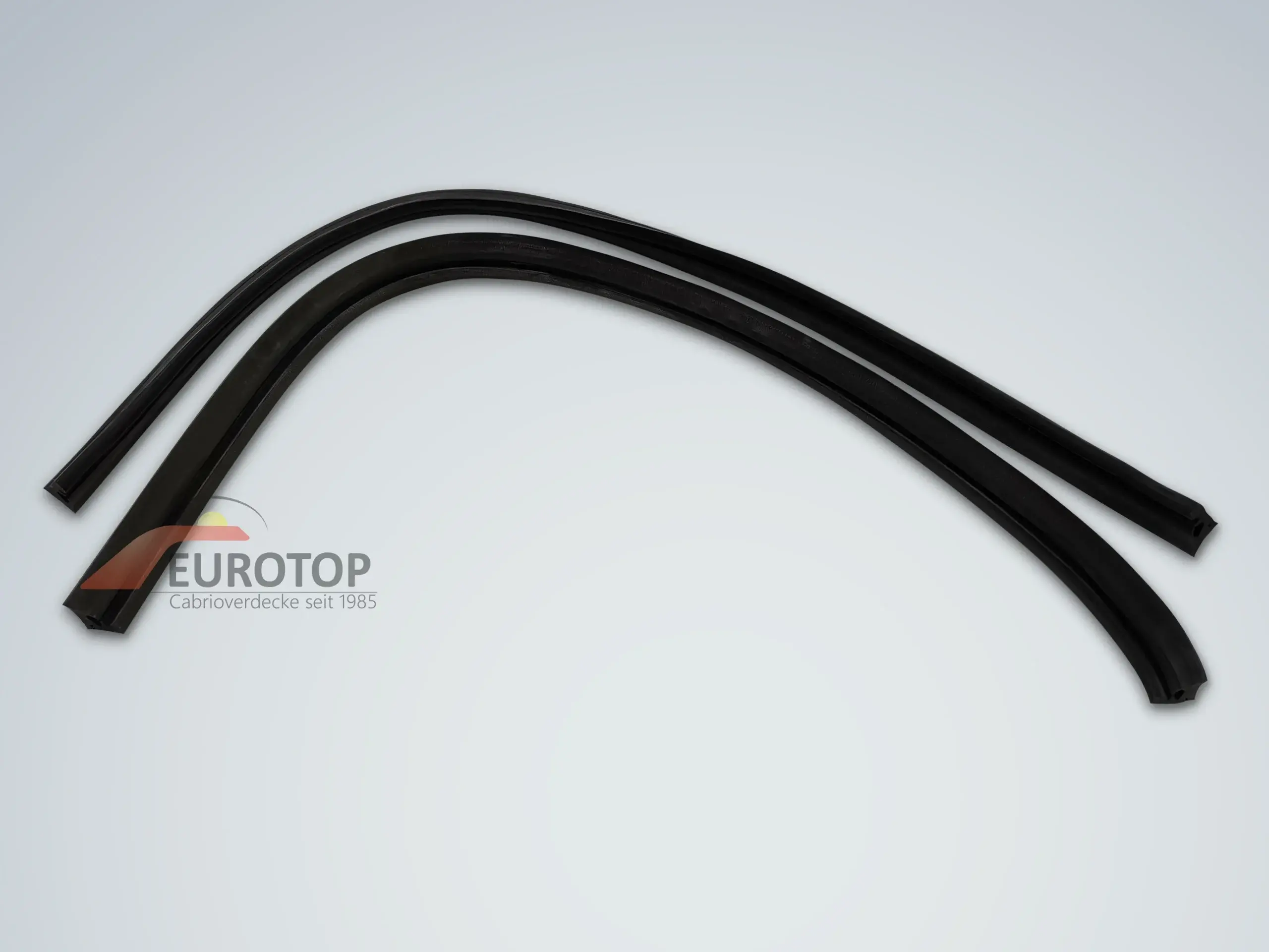 Vedantes laterais da estrutura da capota (par) para Mercedes 190SL tipo W121 Cabriolet ano 55-63, versão original de fábrica - Vista 1
