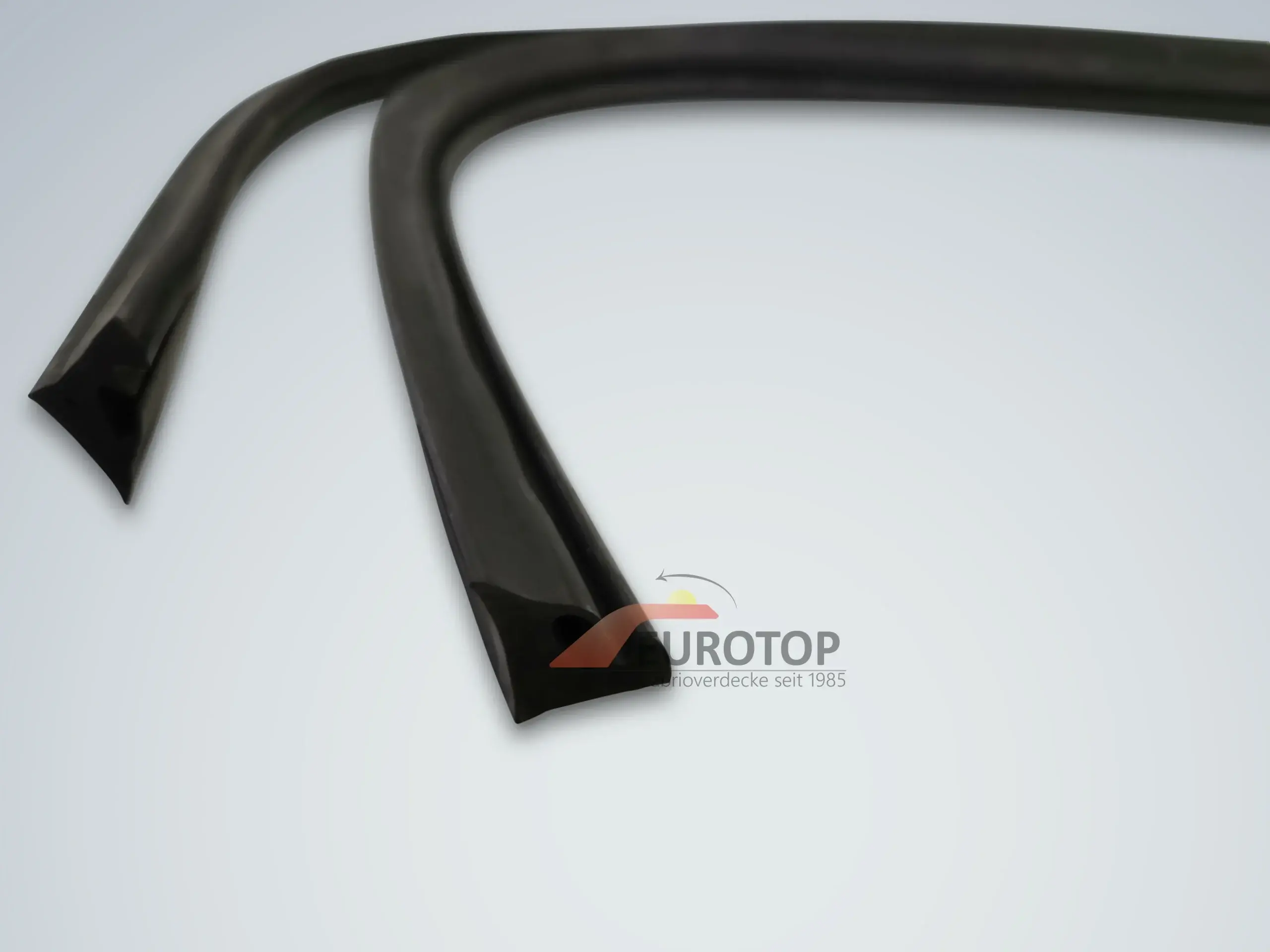 Vedantes laterais da estrutura da capota (par) para Mercedes 190SL tipo W121 Cabriolet ano 55-63, versão original de fábrica - Vista 3