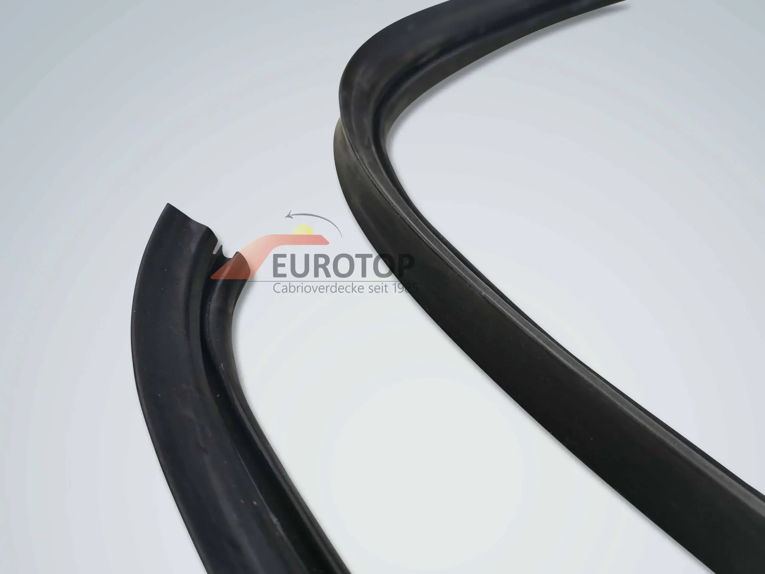 Vedantes laterais da estrutura da capota (par) para Mercedes 190SL tipo W121 Cabriolet ano 55-63, versão original de fábrica - Vista 5
