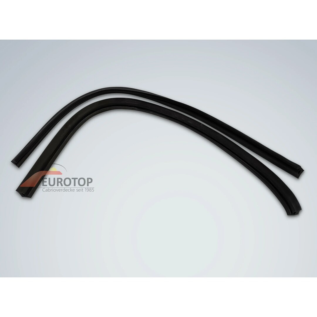 Vedantes laterais da estrutura da capota (par) para Mercedes 190SL tipo W121 Cabriolet ano 55-63, versão original de fábrica