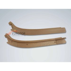 Elementos de madeira do montante B para Mercedes 220S, 220SE tipo W128 Ponton Cabriolet ano 56-61 - Vista 1