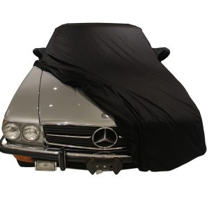 Mercedes-Benz SL R107, ano 71-89 | Capa para automóvel exterior preta, com bolsas para espelhos - Vista 1